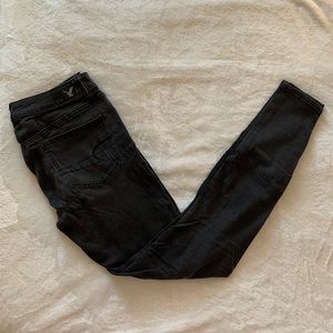 American Eagle black skinny jeans
